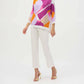 Joseph Ribkoff - Knit Abstract Print Pullover Sweater