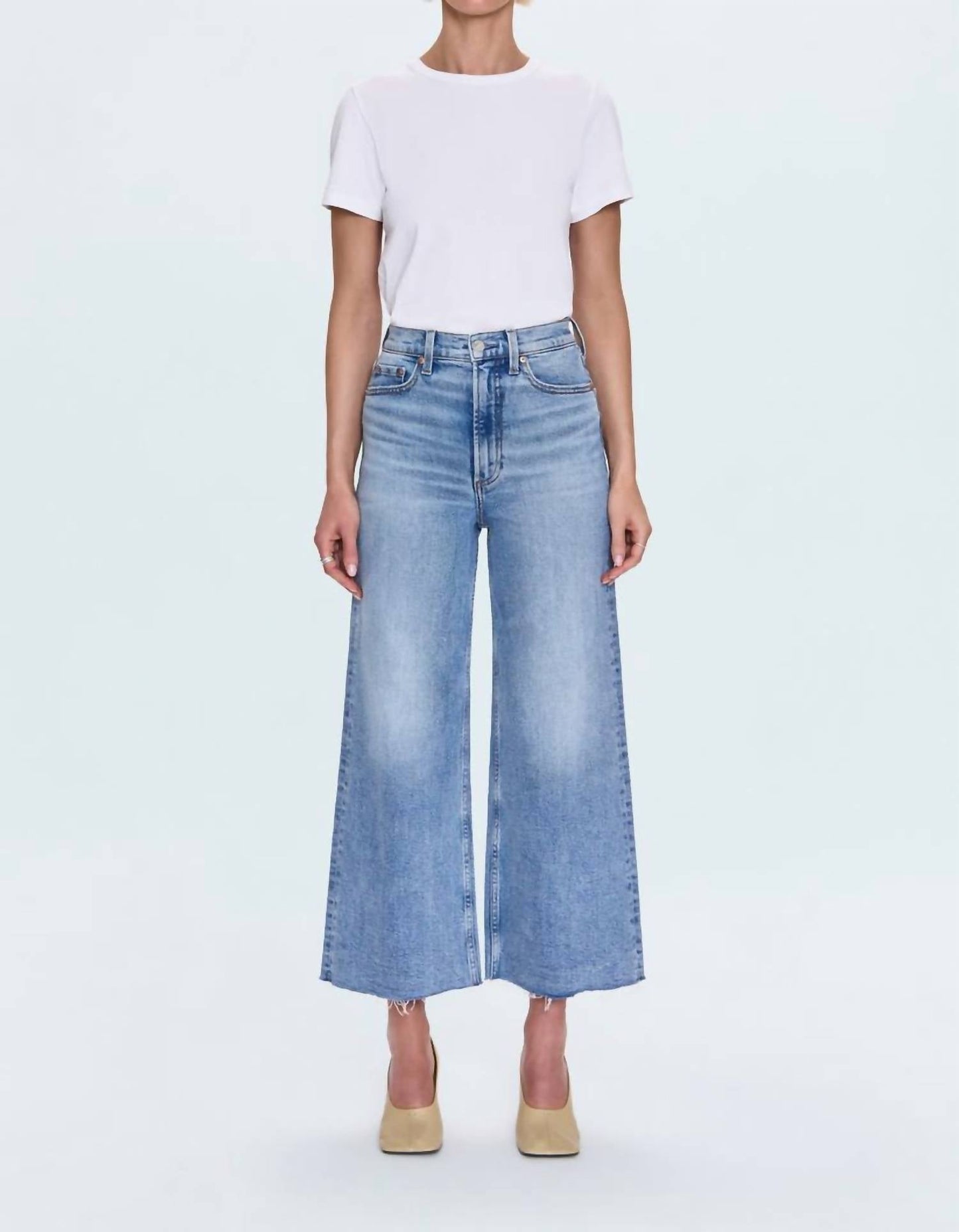 Pistola - Lana Crop High Rise Ultra Wide Jean