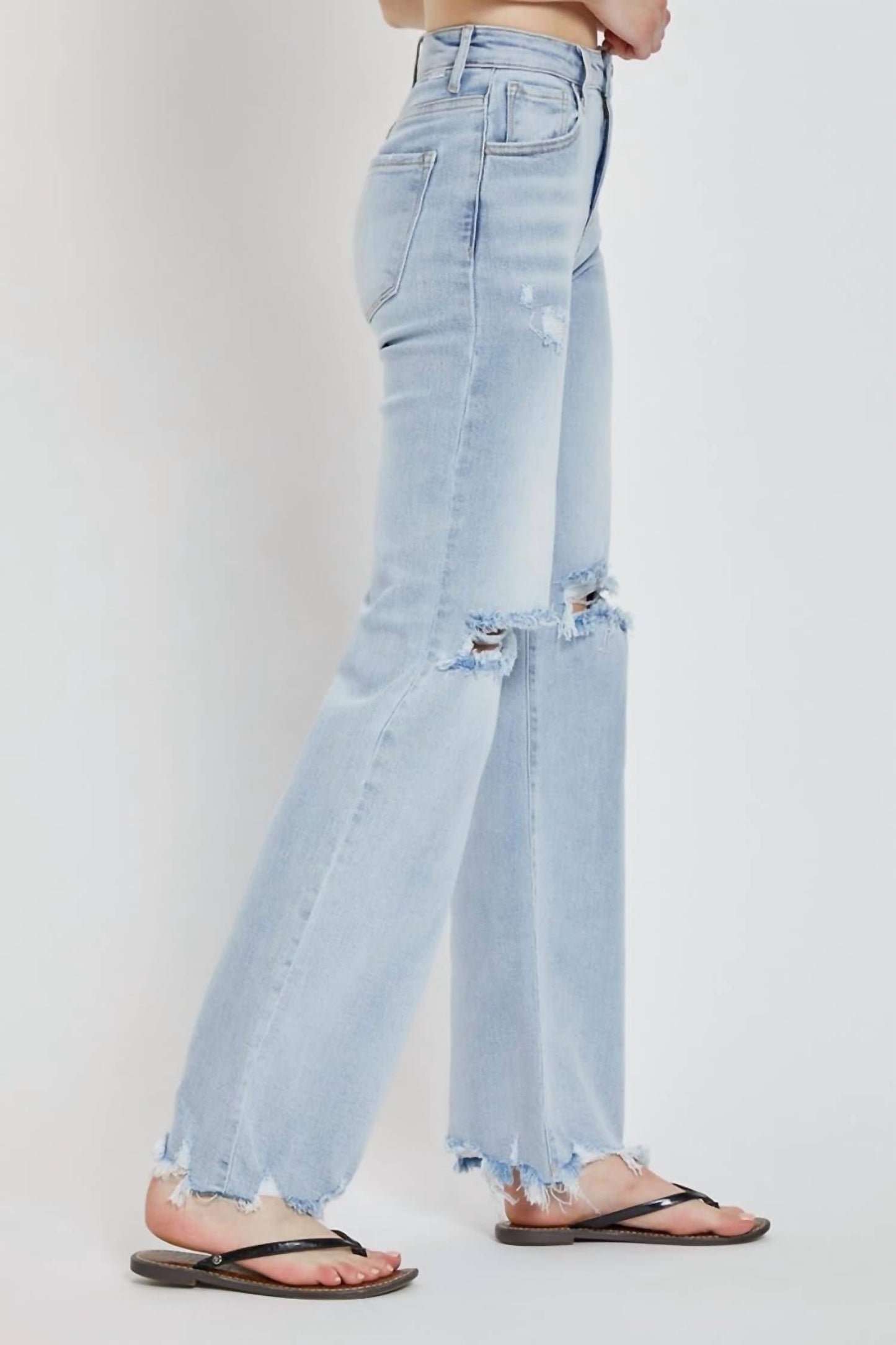 Risen - Alex High-Rise Wide Leg Jeans