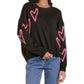 Elan - Heart Crewneck Sweater