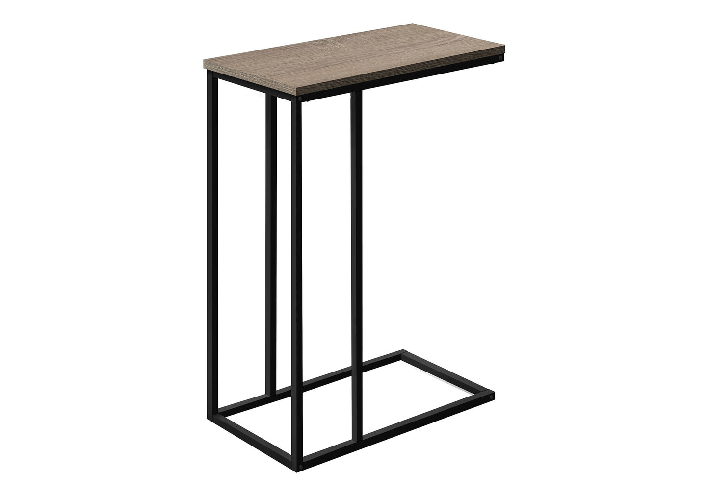 Accent Table, C-Shaped, Space-Saving Functionality