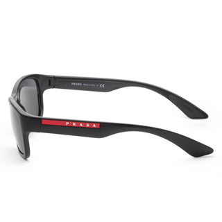 Prada Men's PS05VS-1BO5S0-57 Linea Rossa 57mm Black Demishiny Sunglasses