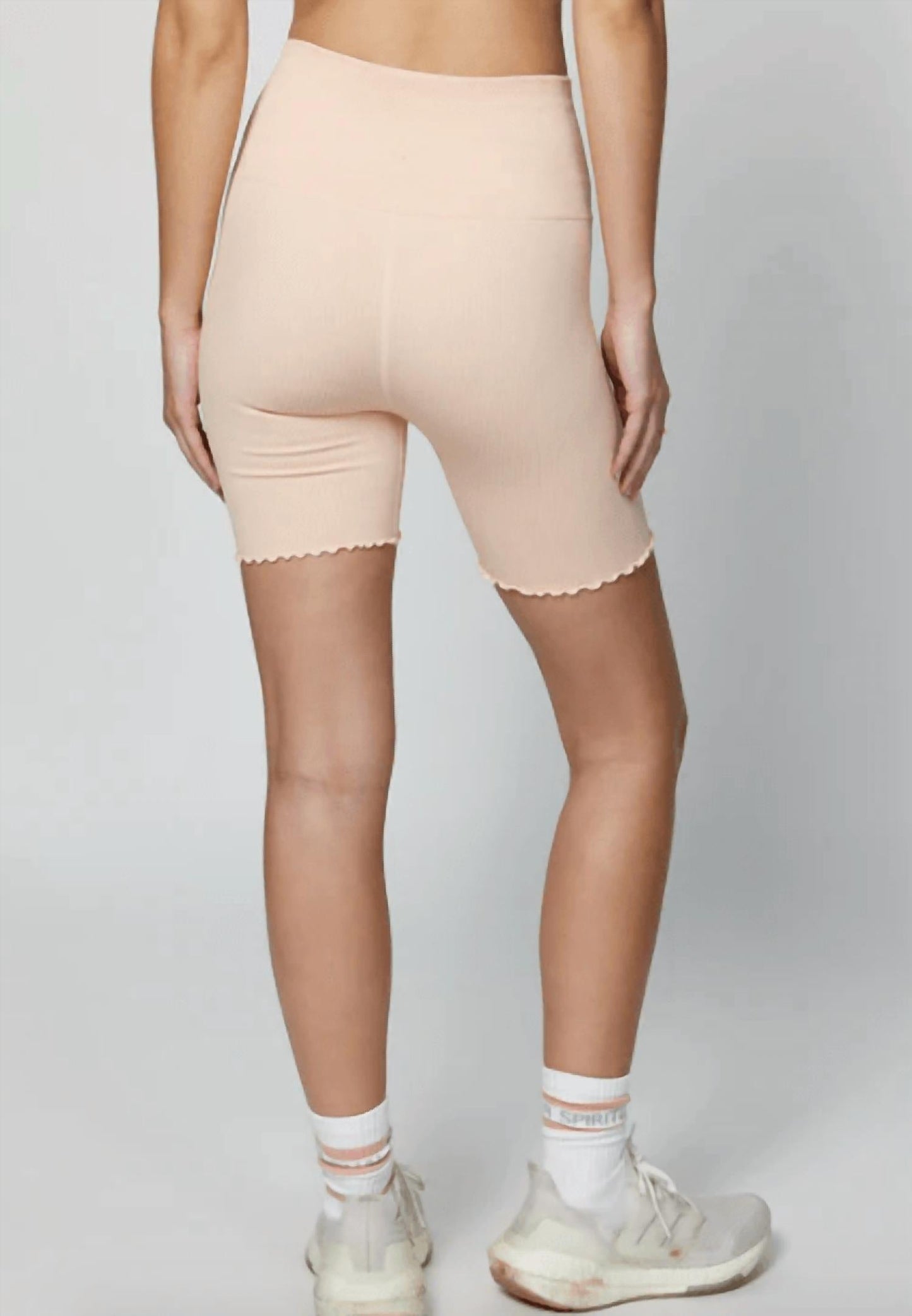 Spiritual Gangster - Seamless Ruffle Biker Shorts