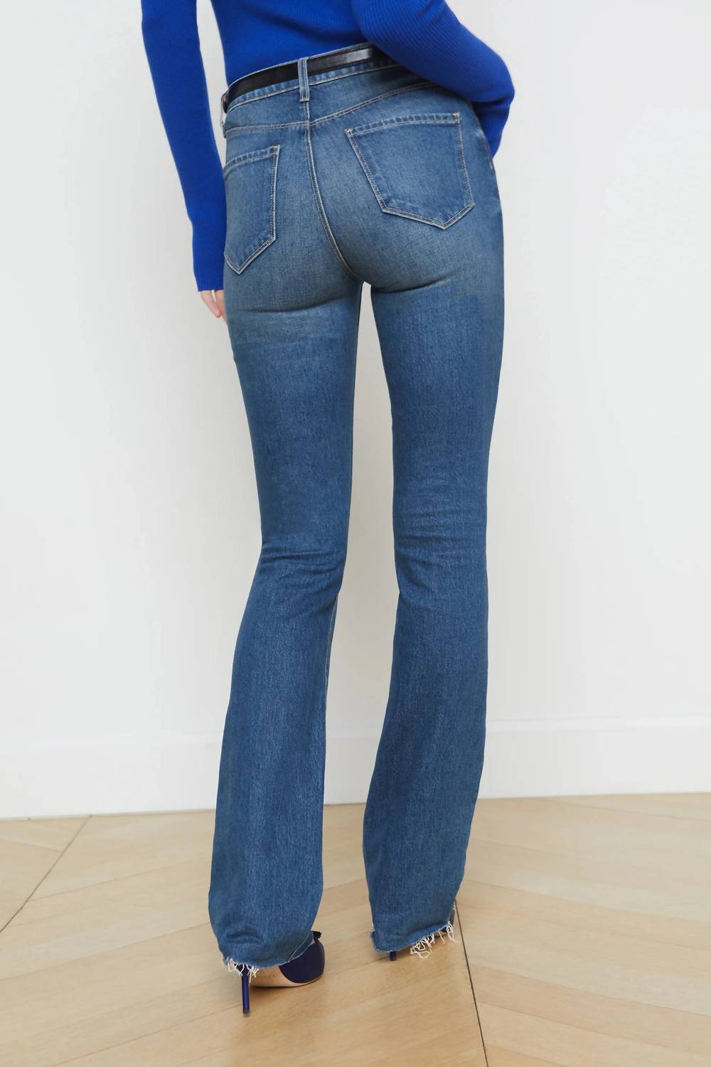 L'Agence - Ruth High Rise Straight Raw Jean
