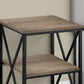 3 Tier Accent Table, Side Marble Look Contemporary & Modern