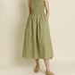 Aureum - Women's Boat Neck Floral Maxi Dress