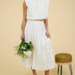 Blu Pepper - Mimi Tiered Eyelet Skirt