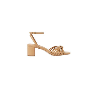 Loeffler Randall - Women's Olivia Leather Knot Mid Heel Sandal