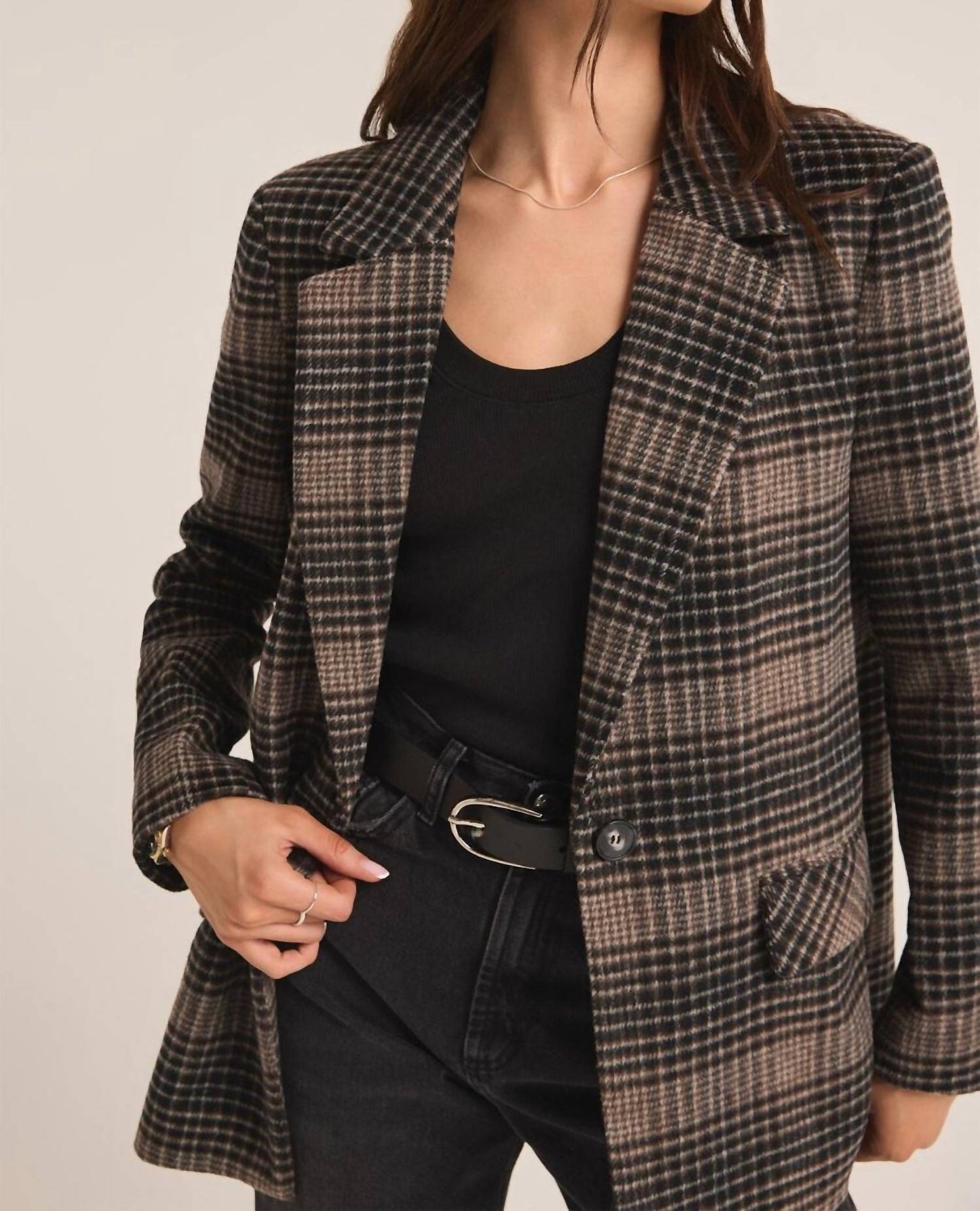 Z Supply - PLAID BLAZER