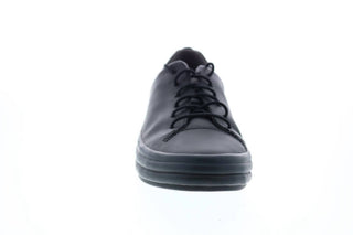 Camper - Women's Black Leather Lace Up Euro Sneakers Shoes