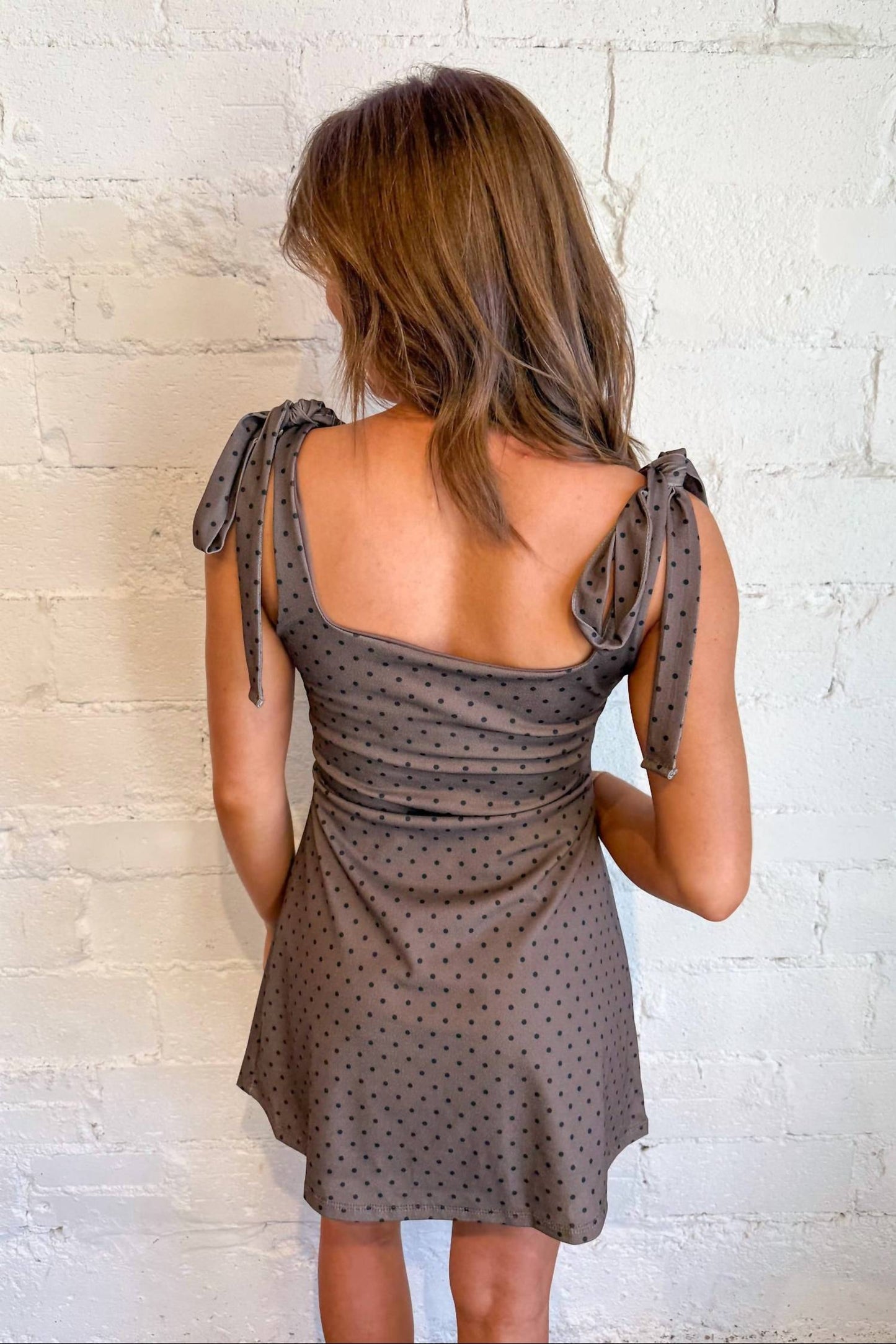 Adeline - Georgia Mini Polkadot Dress