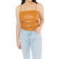 Buddylove - Jolie Vegan Leather Cropped Tank Top