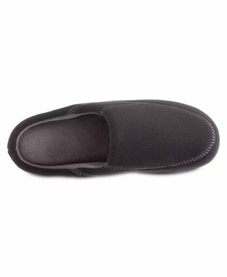 Isotoner - Men's Recycled Fleece Roman Hoodback Slippers