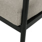 Leora Modern Minimalist Round Tube Sofa Chair with Cushions