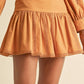 Eb Luxe - Elegant Pleaded Mini Skirt
