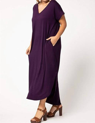 Entro - Curvy Exlusive Knit Maxi Dress
