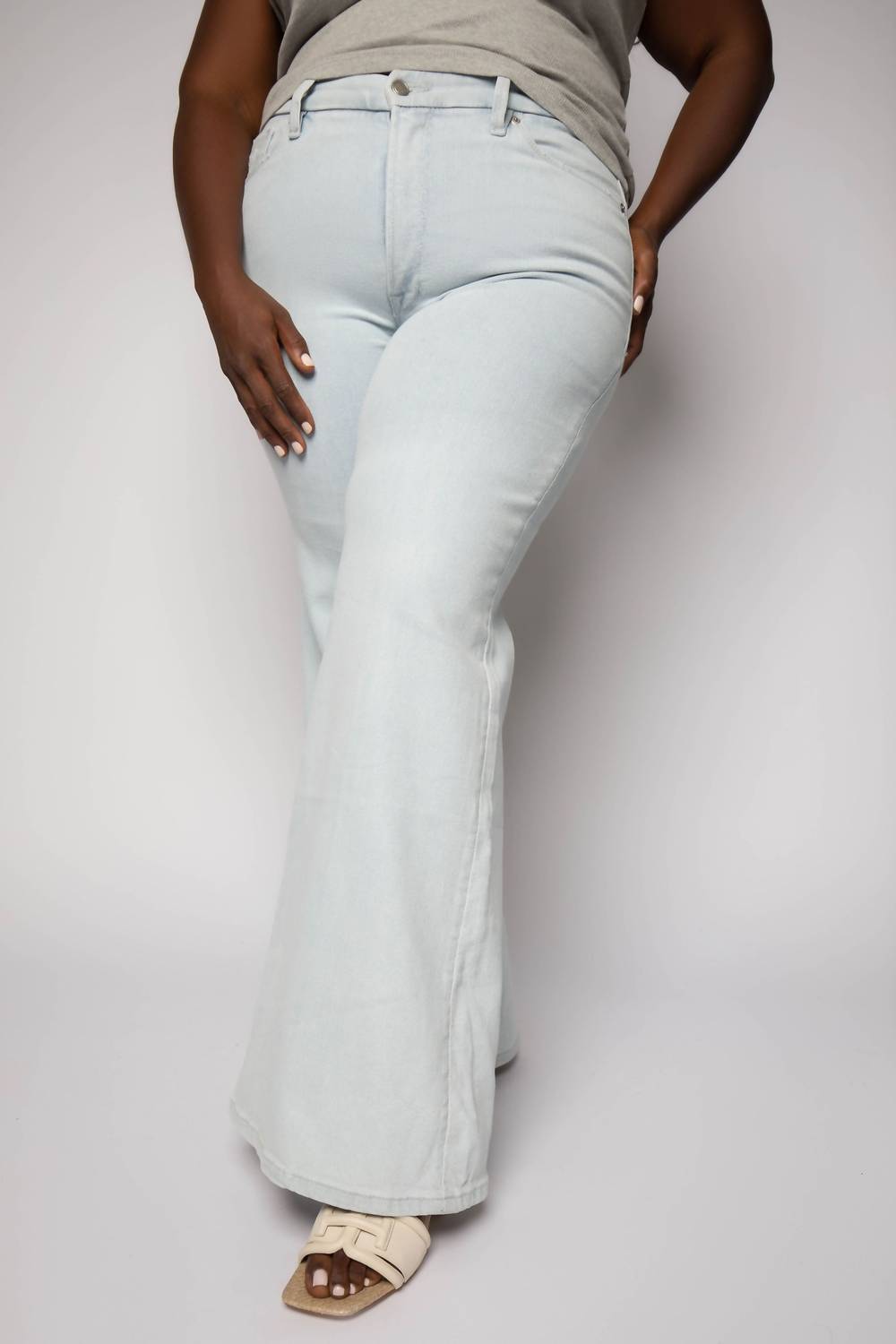 Good American - Good Waist Palazzo Jeans