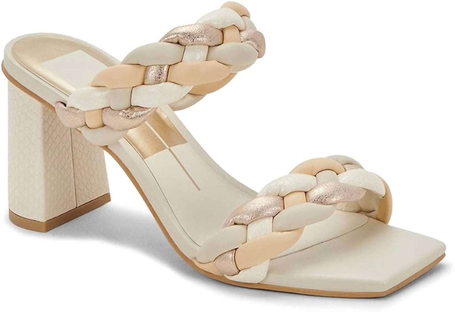 Dolce Vita - Women's Paily Slip On Squared Open Toe Heeled Sandals