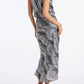 Bishop + Young - Print Bias Cut Slip Skirt