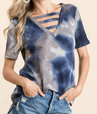 Bibi - Harmony Strappy Tie Dye Top