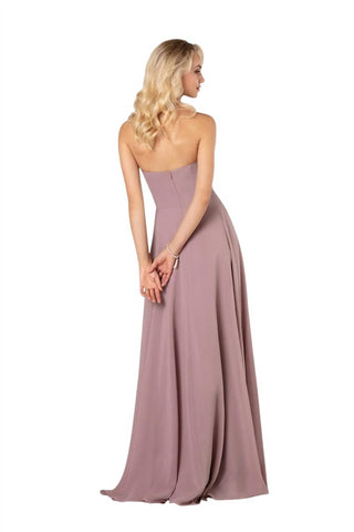 Sorella Vita - Strapless Bridesmaid Dress with Notched Neckline
