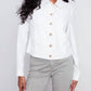 Charlie B - Button Front Linen Jacket