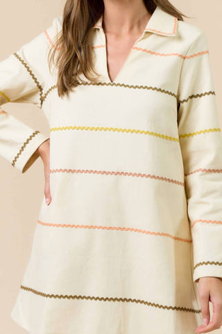 Lalavon - Retro Mini Dress