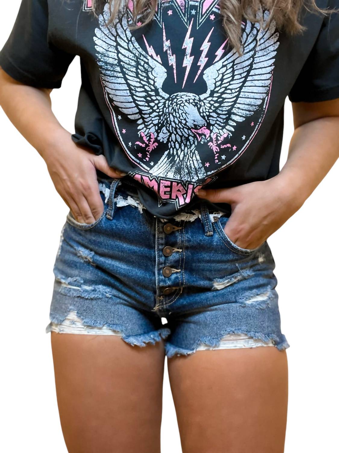 Kancan - Not Your Simple Cutoff Denim Short