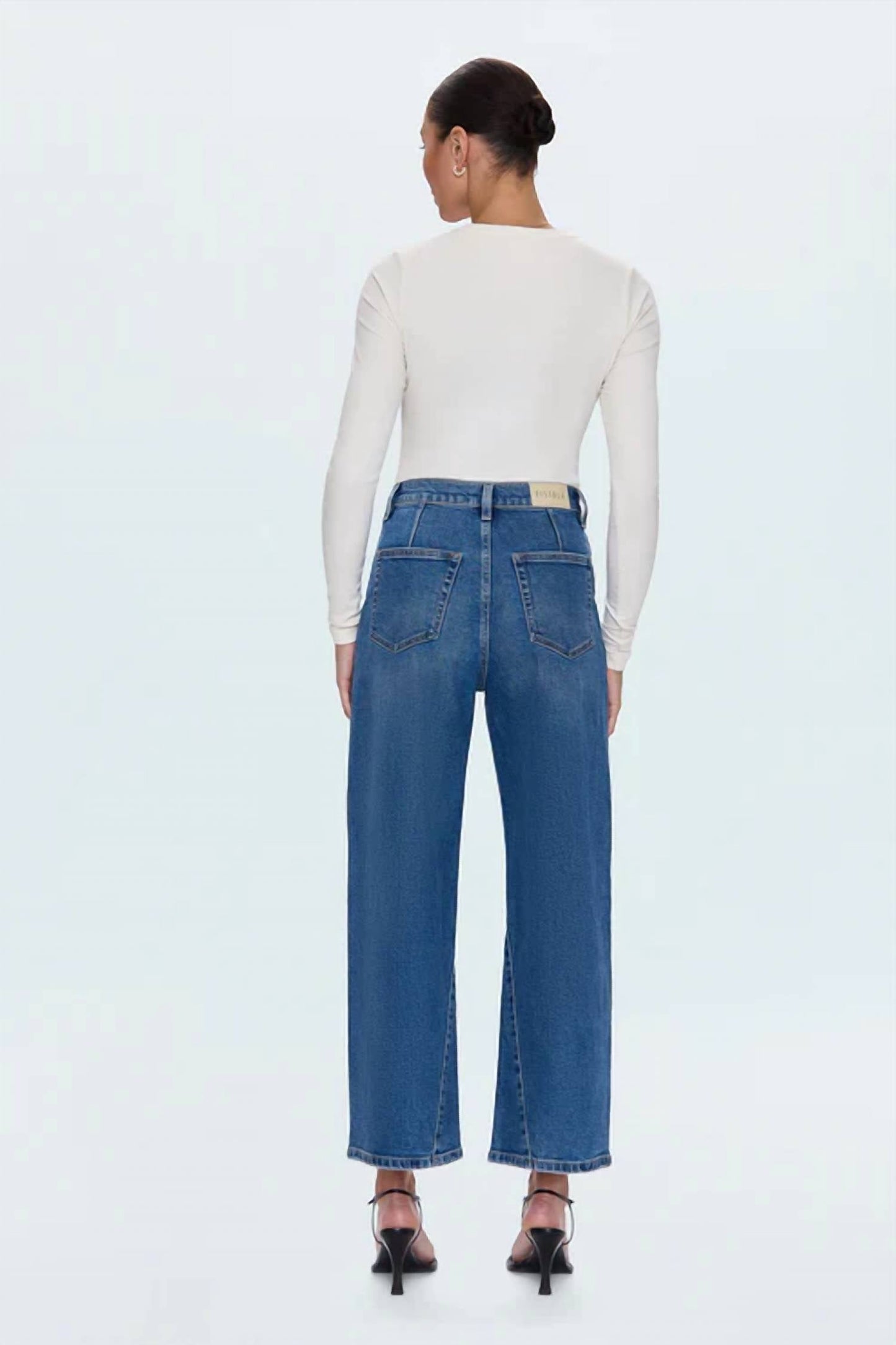 Pistola - Kyra High Rise Bowed Ankle Jeans