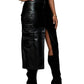 Vibrant M.I.U - Vegan Leather Cargo Skirt