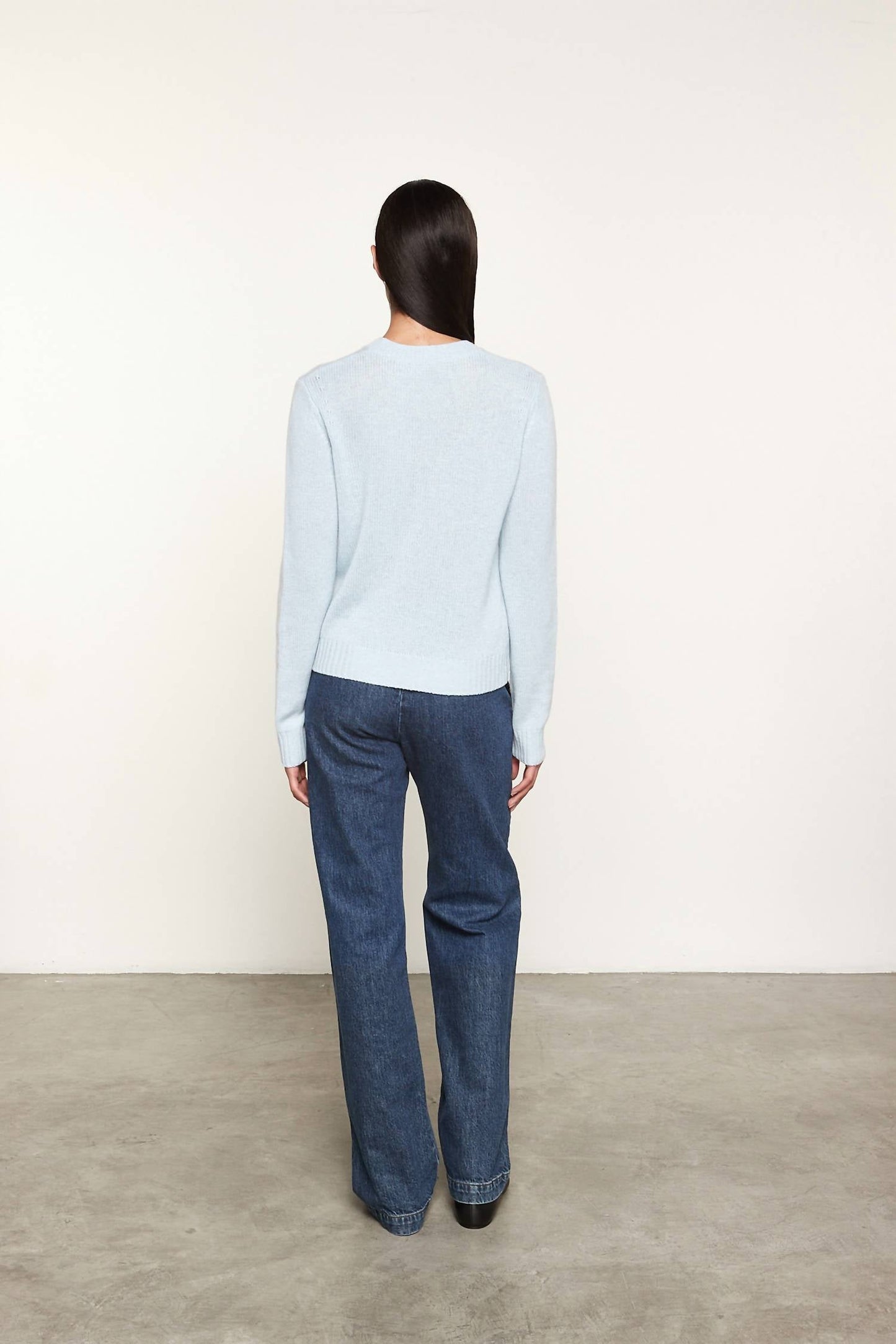Enza Costa - CASHMERE EASY LONG SLEEVES CREW TEE