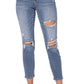 Judy Blue - Destroyed Slim Fit Jean