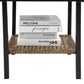3pcs Rocking Rattan Chair Set in Grey