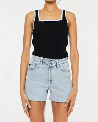 Kancan - High Rise Crossover Shorts