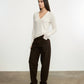 Enza Costa - FINE CASHMERE KNITTED V-NECK SWEATER