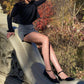 Numa By Spanians - Patent Leather Ballet Flat Shoes