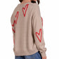 Elan - Rosen Hearts Crewneck Sweater