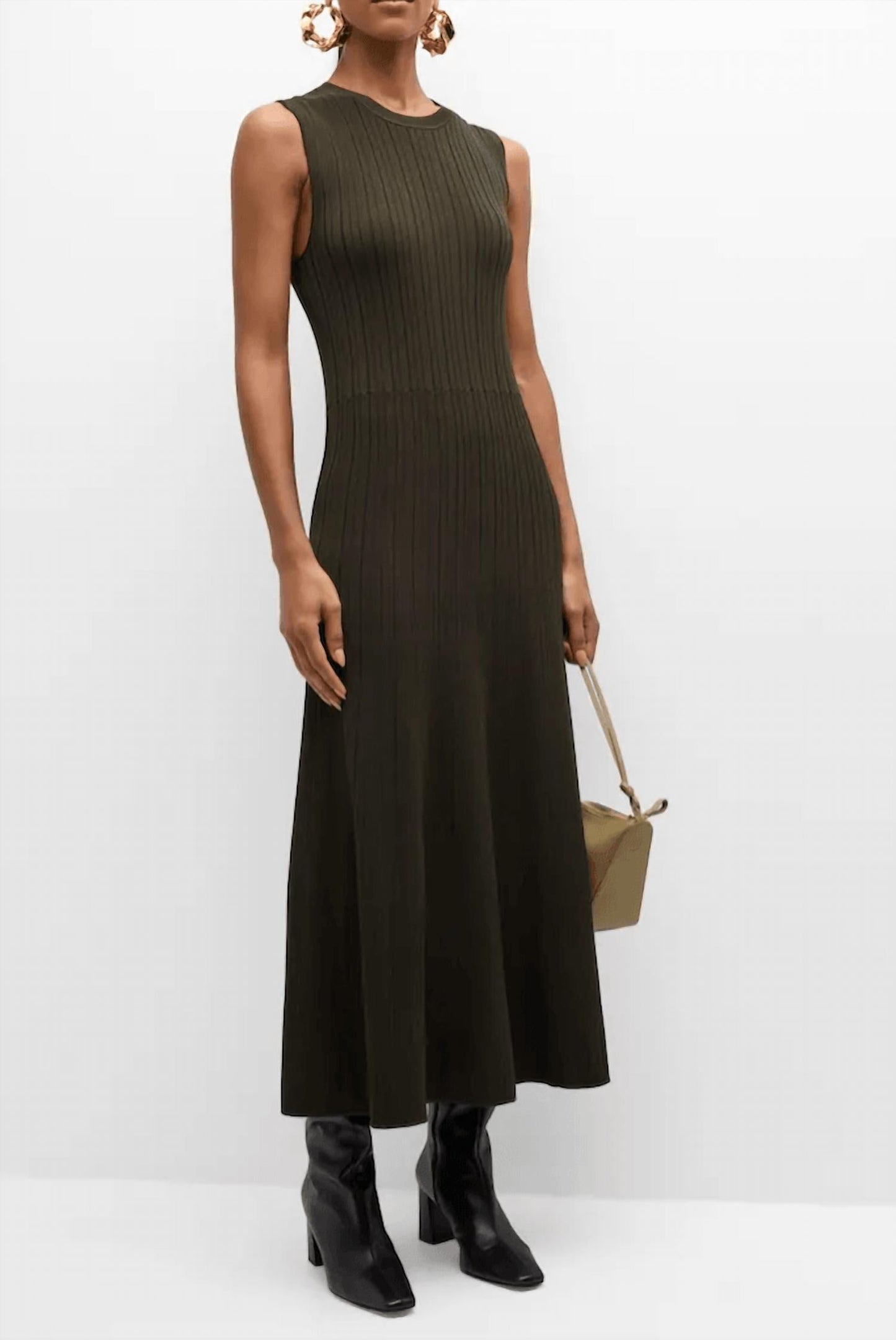 Frame - Women's Shiny Rib Sweater Dress