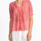 Johnny Was - ANETTE RUFFLE BLOUSE