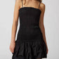 En Saison - Concorde Smocked Bubble Hem Mini Dress