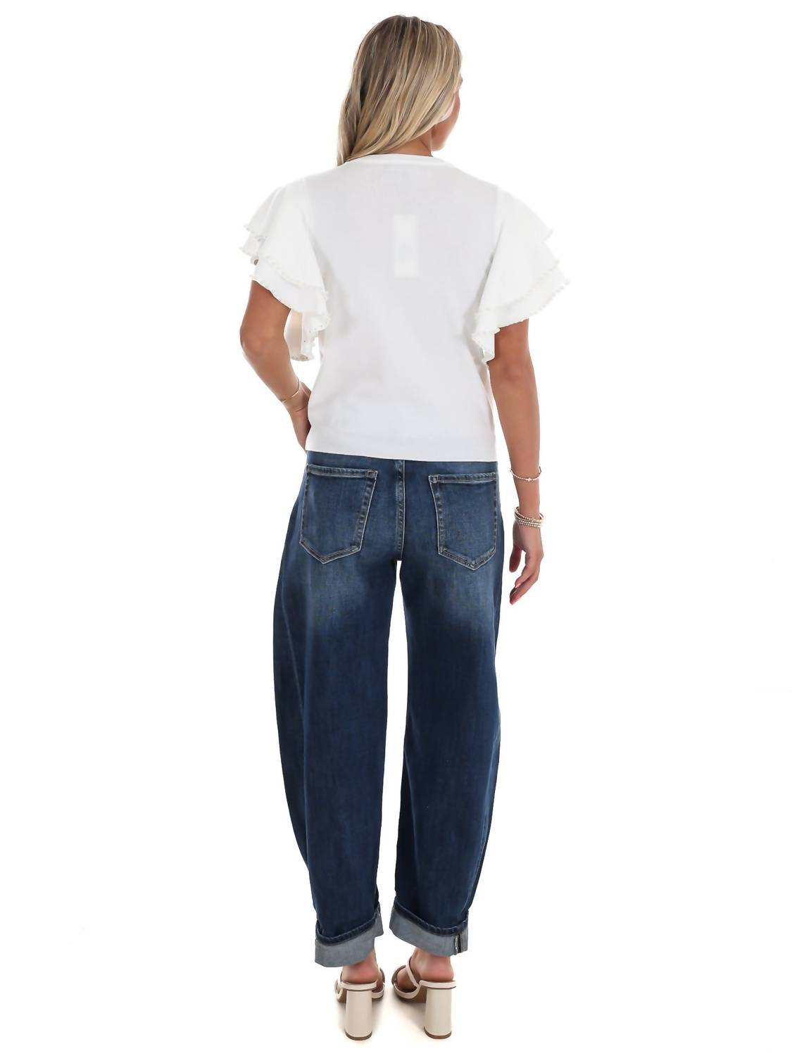 Strut & Bolt - Right This Way Trim Sweater Top
