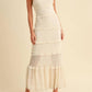 Klesis - Gracia Tiered Ruffled Lace Maxi Dress