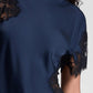 A.L.C. - Alessia Satin Lace Top