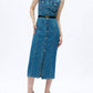 Bayeas - Julia Cardigan Relaxed Fit Denim Dress
