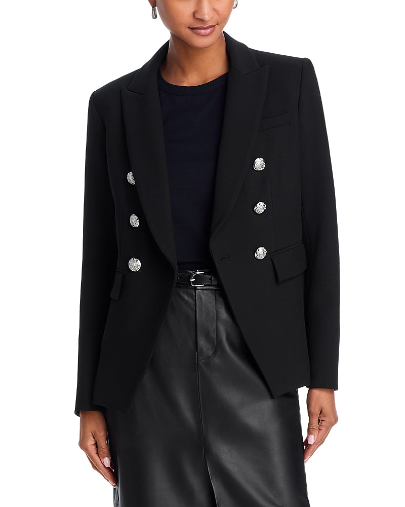 Veronica Beard Miller Dickey Blazer Jacket Black Size 8