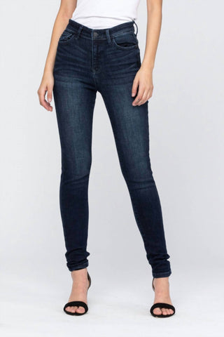 Judy Blue - High Rise Super Dark Skinny Jeans
