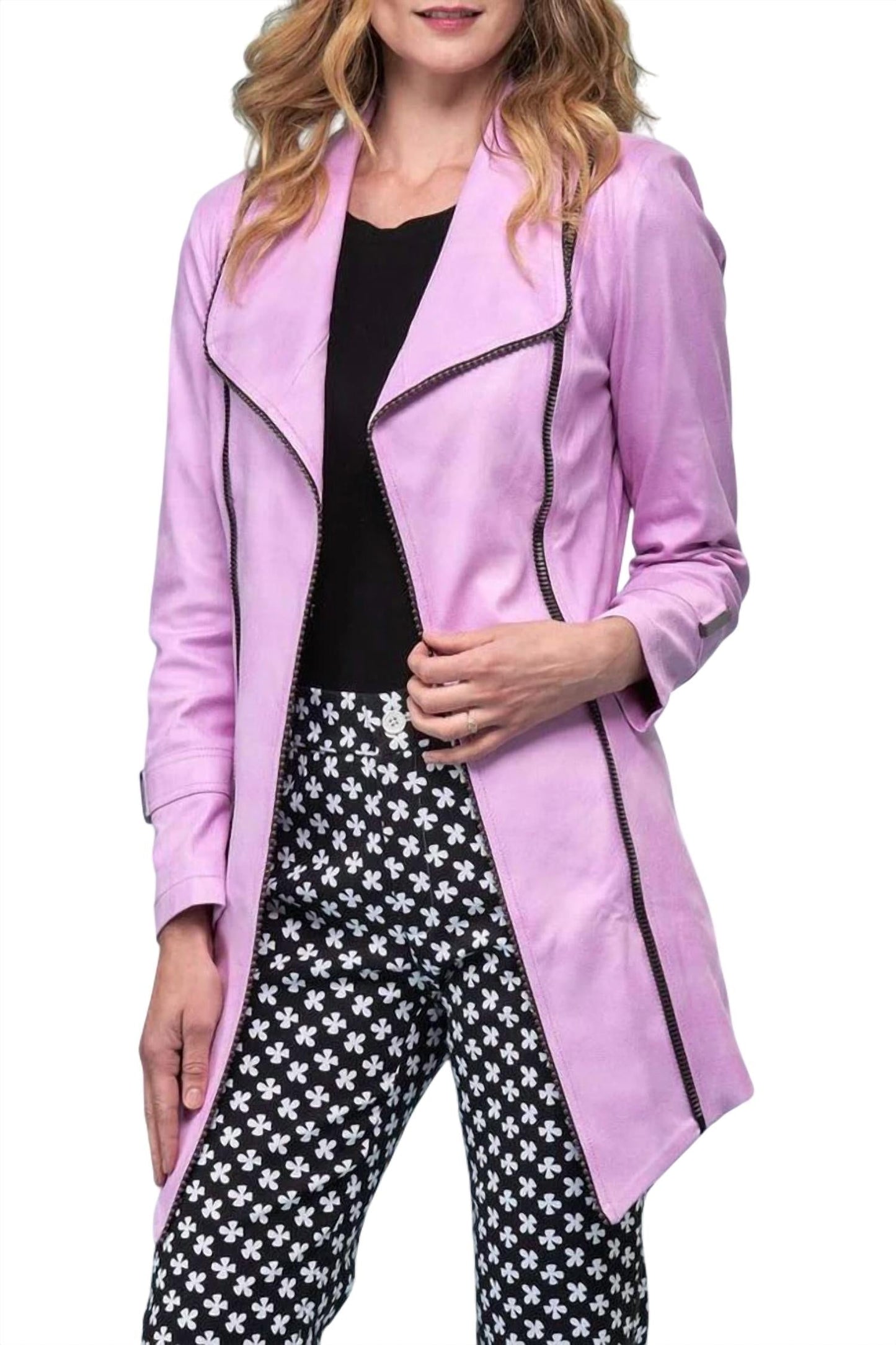 Insight - Long Vegan Leather Jacket