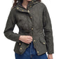 Barbour Women's Millfire Hooded Quilted Coat