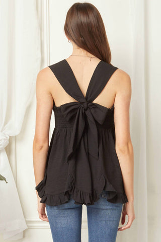 Entro - Square Neck Babydoll Top