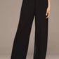 Alex Evenings - Full Length Straight Leg Chiffon Pants
